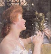 Alma-Tadema, Sir Lawrence The Golden Hour (mk23) France oil painting artist